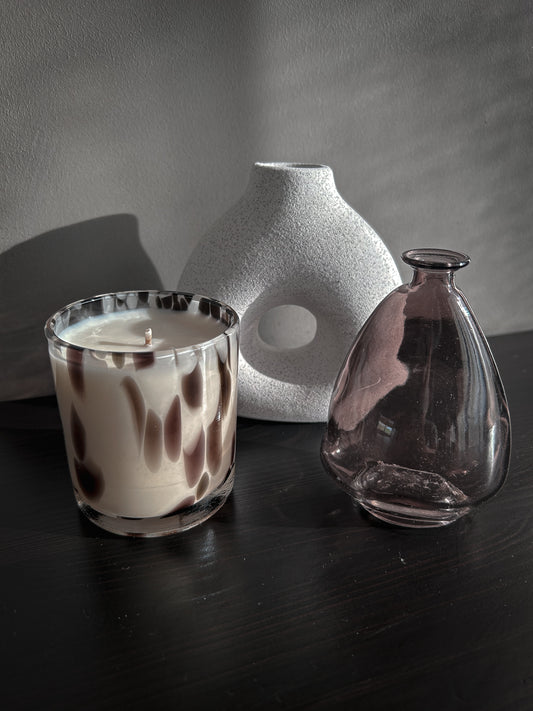 BOUGIE ENSORCELEUSE - PETIT FORMAT - NOIR ET BLANC